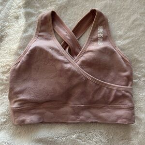 Gymshark Pink Adapt Camo Sports Bra Size Small